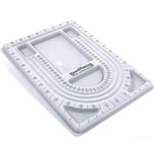 Flocked Beading Board Sorting Tray Stringing Beads Tool
