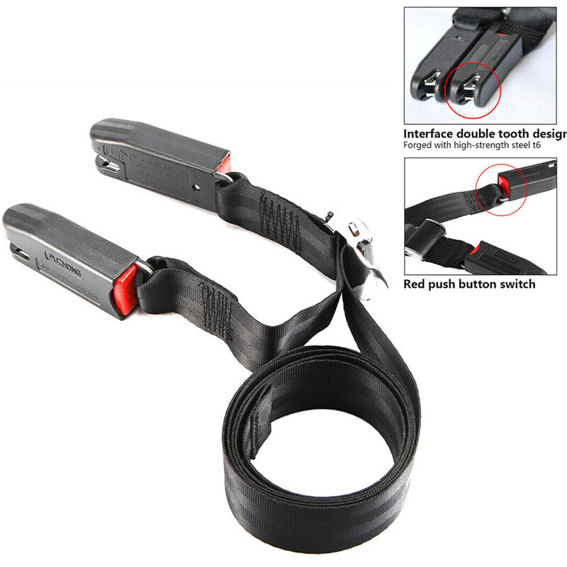 1.5m Child Car Seat ISOFIX Latch Connector Fixed General Straps Belt