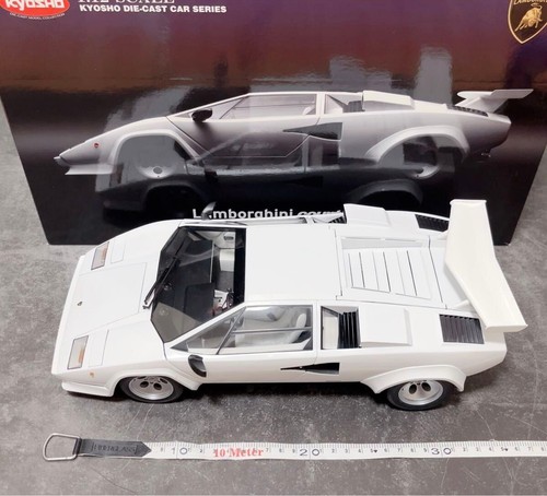 1/12 KYOSHO Lamborghini Countach LP5000S White Model Car with box Very Good JP - Picture 3 of 9