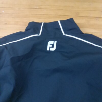 Veste Coupe-vent Femme FootJoy Dryjoys Noire, Fermeture éclair Intégrale, Taille S - Occasion