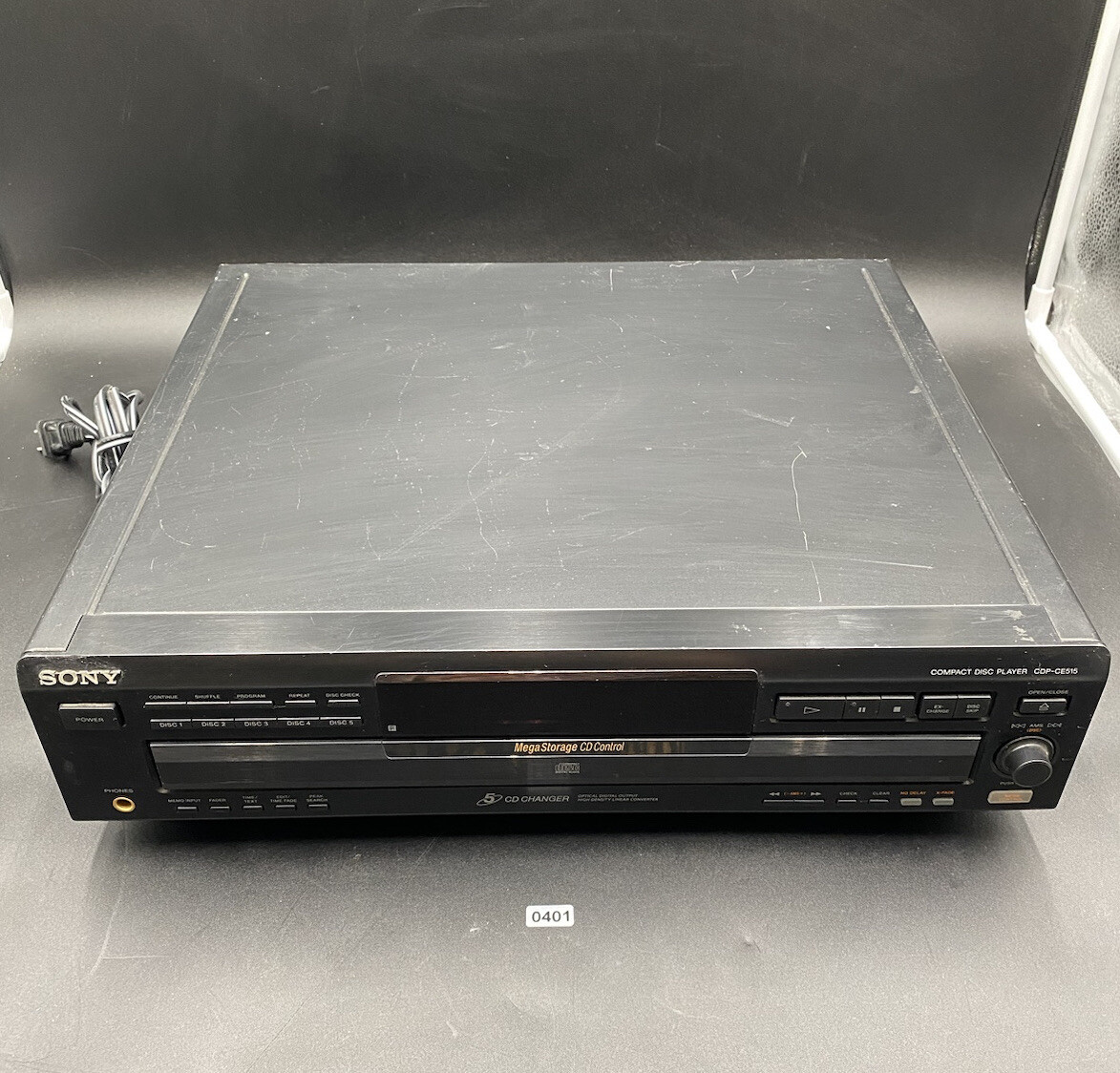 中古】 SONY ソニー CDP-CE515 5枚CDチェンジャー 中古】 SONY