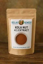 Kola Nut 4:1 Extract Powder - 100% Pure, Non-GMO Cola Acuminata, Energy Herb USA