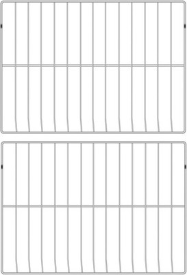 2pc Range Oven Rack for Frigidaire FGF303KWA FEF329ESC FEF358BFDA FEF363BXAWA