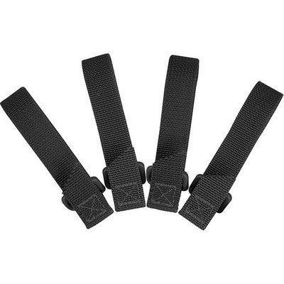 Maxpedition 3'' (7,6 cm) TacTie Attachment Strap System, schwarz (4 Stück)