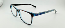 VERA BRADLEY REAL EYEGLASS CORA IMPRESSIONISTA IMT BLACK W FLORAL ABSTRACT 53-15
