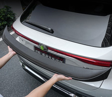 For 21-23 Toyota Venza Rear Center Trunk Spoiler Wing Lip Trim Carbon Abs