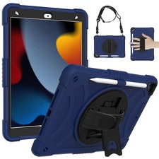 For iPad 9th/8th/7th Gen 10.2" Tablet, 3-in-1 Hand/Shoulder Strap with Kickstand