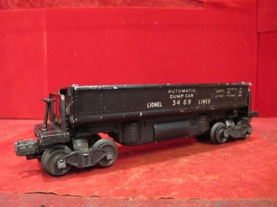 postwar 3469 Lionel Automatic Dumping Ore car