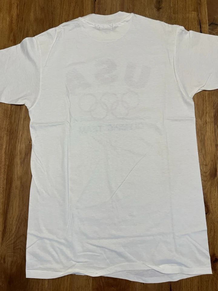 CAMISETA Autografiada Bruce Jenner Equipo Olímpico de Estados Unidos (Talla ~ L) ~ (Caitlyn) Foto 3 de 4