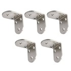 5pcs 50x50x3mm 90 Degree Metal Right Angle Bracket Shelf Support Stainless