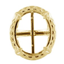 Semi Mount Cabusion 20X24MM Sterling Silver Ring for Women/Girls