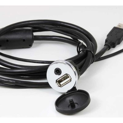 RetroSound USB-PORT-C - 3.5mm Klinke, chrom