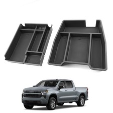 For Chevy Silverado Center Console Organizer - Compatible with 2019-2025 Chev...