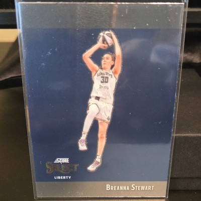 2025 Panini WNBA Select Breanna Stewart #2 Score Throwback New York Liberty