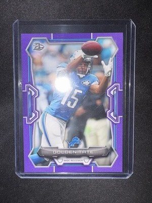 2015 Bowman - Golden Tate #41 Purple