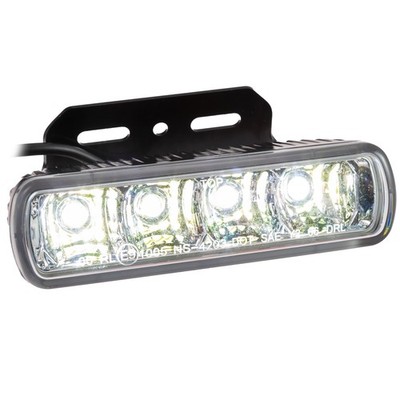 Motorrad LED-Tagfahrlicht E-geprüft   4 LEDs klar | IBEX Zubehör
