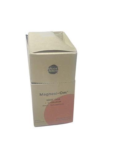 Moon Juice Berry Calm Magnesi-Om Dietary Supplement Powder Packs 14ct Exp: 05/26