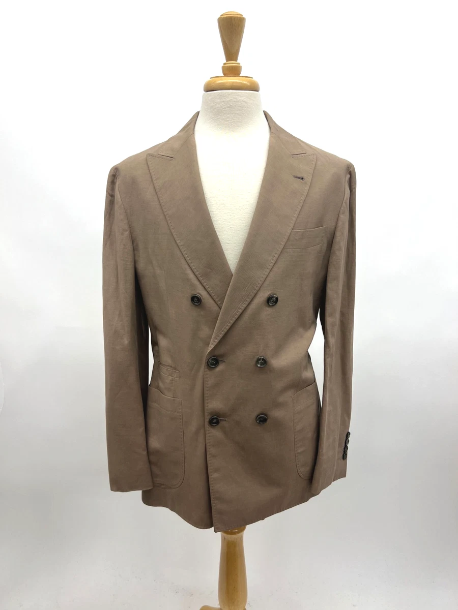 Brunello Cucinelli Linen Double-Breasted Suits & Blazers for Men