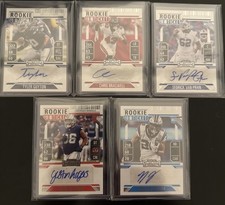 (5x) 2024 Panini Contenders ALL RC Auto LOT Guyton Van Pran Rogers Johnson 