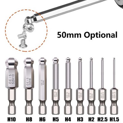 Hex-Bit 5-H10 50 Mm/1 Galvanik Kann Leicht Schrauben Saugen Hochwertig