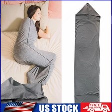 Hooded Sleep Pod-The Machine Washable Wearable Blanket Cocoon for Adults  Kids