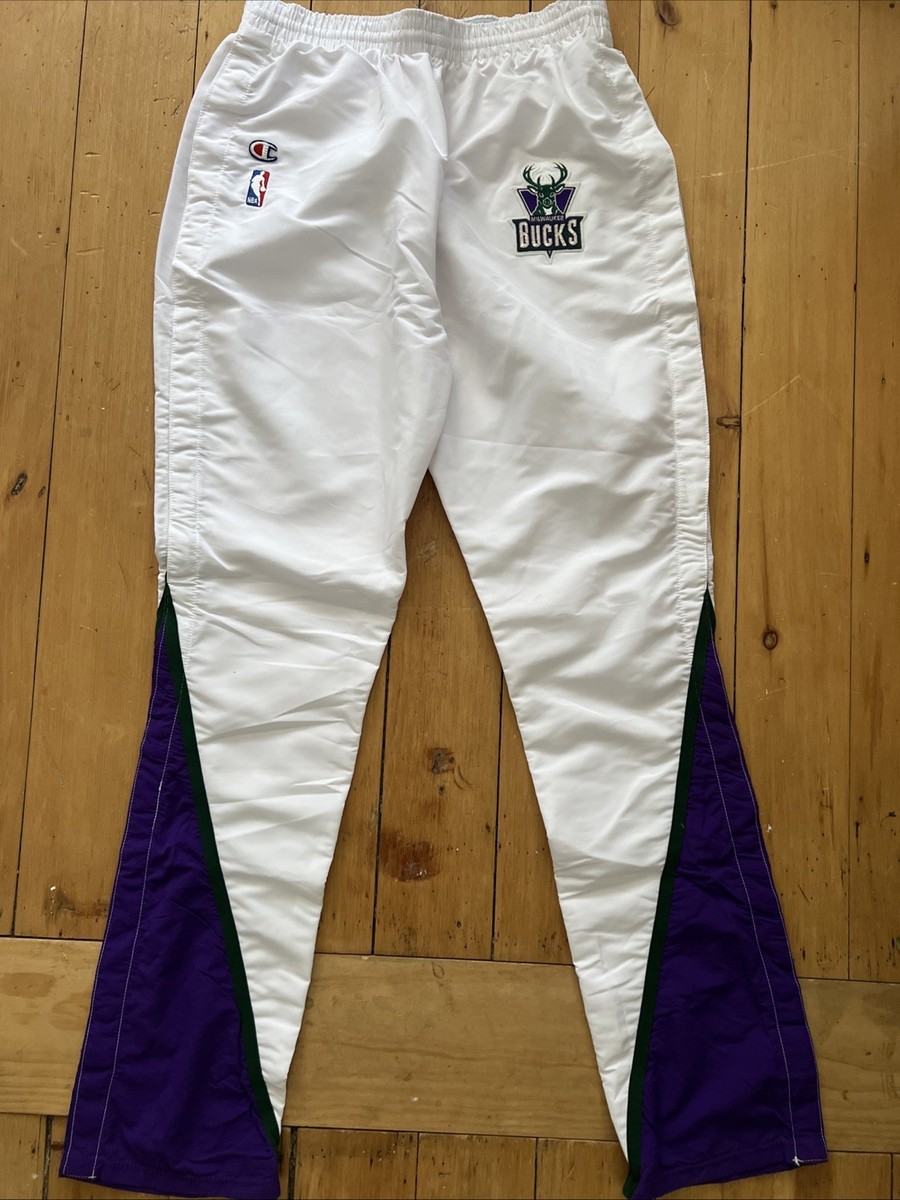 1996-97 Champion Milwaukee Bucks NBA Game Used Warm Up Pants 40