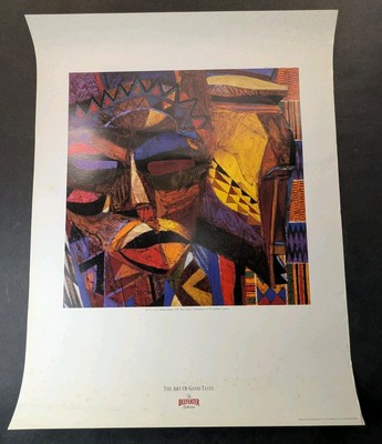 Beefeater Gin Poster Calvin B. Jones Metamorphosis Promo Ad  1992
