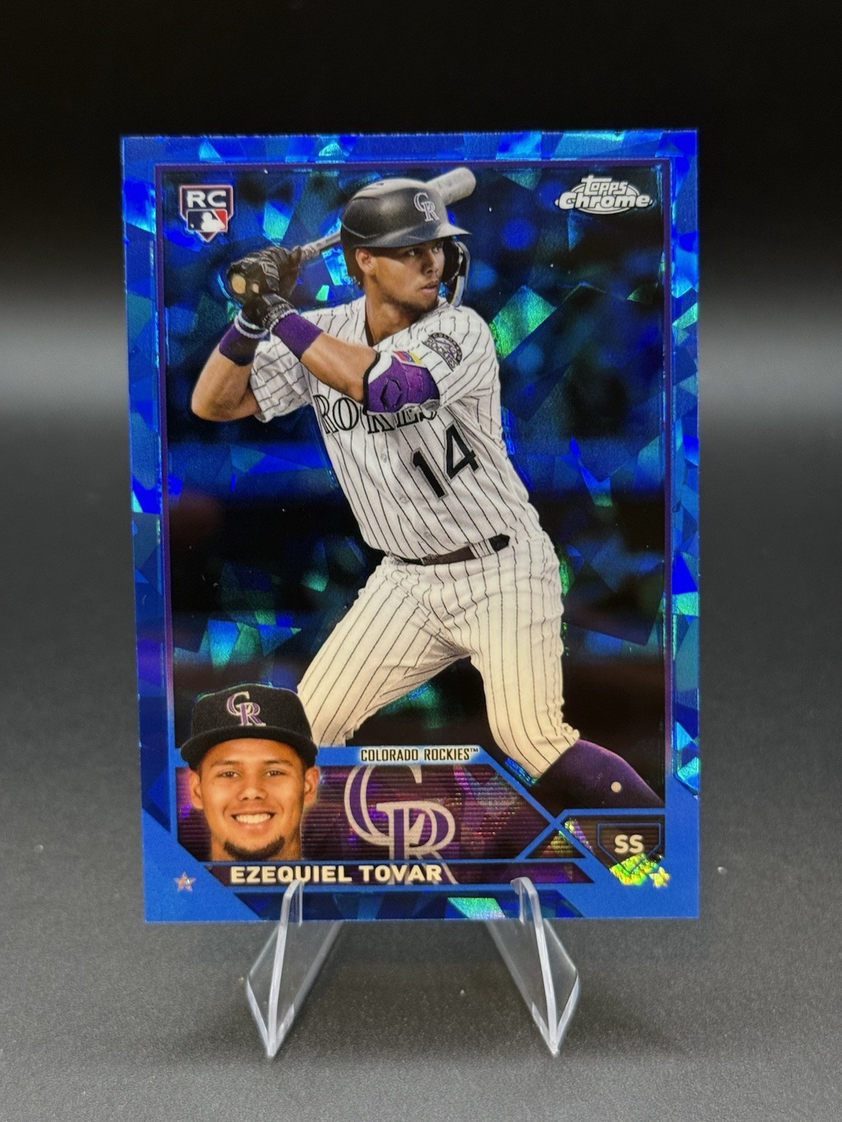 2023 Topps Chrome Sapphire Edition - Ezequiel Tovar #651 (RC) Rookie ST3