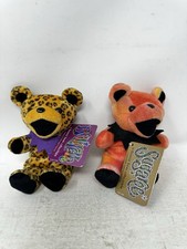 GRATEFUL DEAD Delilah Liquid Blue Beanie Bear NWT 1997 Jerry Garcia Lot Of 2