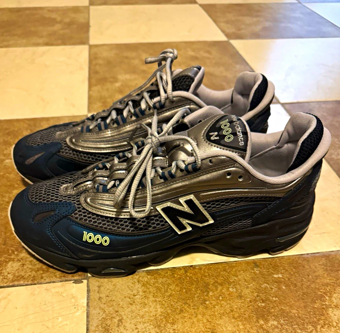 New Balance 1000 Silver Metallic Mint Flash for Sale