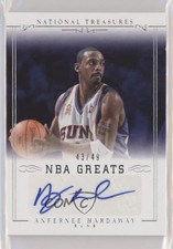 2013-14 Panini National Treasures NBA Greats 43/49 Anfernee Hardaway Auto 3z3
