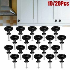 10/20Pack Kitchen Cabinet Door Knob Drawer Hardware Handle Cupboard Round Pulls