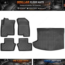Tpe Floor Matstrunk Cargo Liners For 2007-2017 Jeep Compass Patriot All Weather