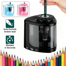 Electric Pencil Sharpener Automatic Desktop Pencil Sharpener Cutter Stationery