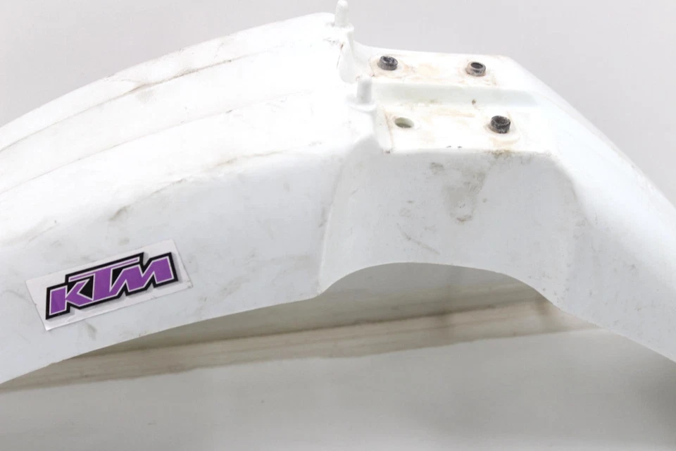KTM OEM PLASTIC WHITE FRONT WHEEL FENDER COWL FAIRING 50208410000 - Image 4 of 4