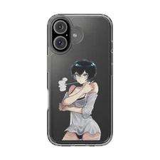 Kowloon Generic Romance, Reiko Kujirai Smokes iPhone 15/16 Series Clear Cases