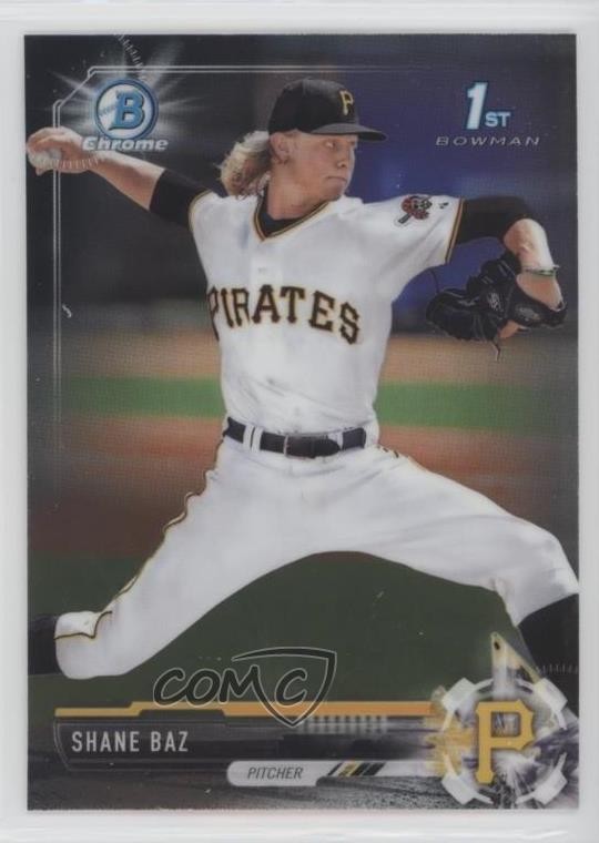 2017 Bowman Draft Chrome Shane Baz #BDC-44 3pb