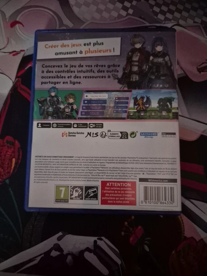 RPG MAKER WITH PS5 OCCASION, photo 2 sur 4