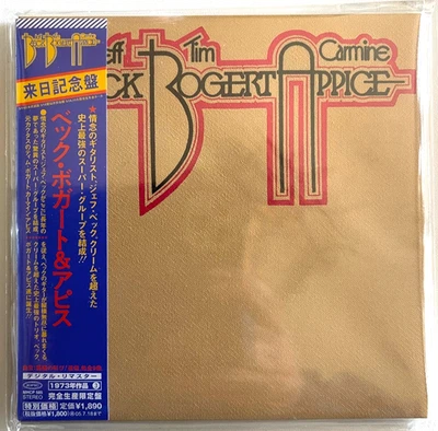 Beck Bogert & Appice Self-Titled Japan Mini LP Paper Sleeve OBI MHCP-585 1973 - Photo 1/4