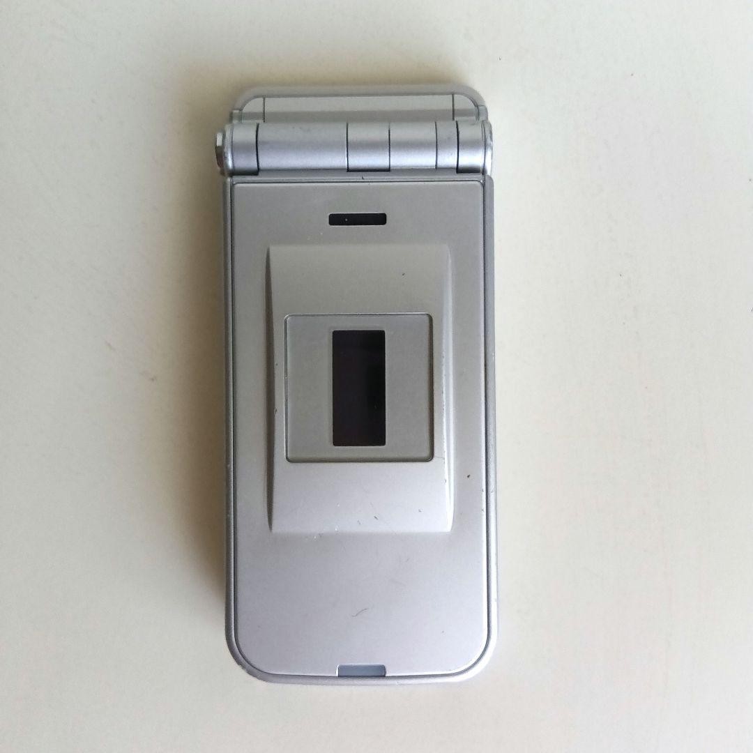 Panasonic Docomo Mobile Phone P213 Silver Japanese Flip Phone Panasonic Docomo Mobile Phone P213 Silver Japanese Flip Phone