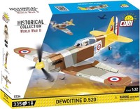 Cobi Historical Collection 5734 - Dewoitine D.520, Jagdflugzeug, Wwii, Bauset