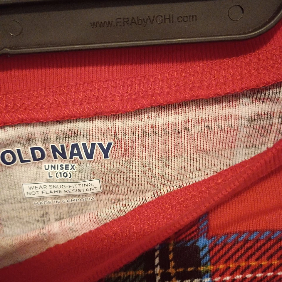 Antiguo conjunto de pijama azul marino x Disney género neutro gráfico ajuste cómodo para niños Foto 3 de 4