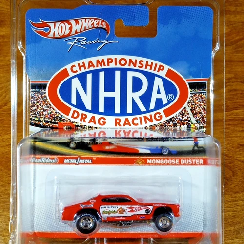 Hot Wheels Racing NHRA Championship Drag Racing Mongoose Red Real Riders 2012