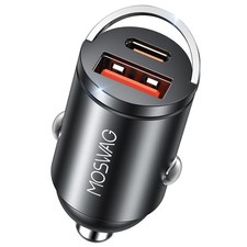 Zigarettenanz&uuml;nder USB Ladeger&auml;t Mini Autoladeger&auml;t USB-C QC 3.0 Dual Port Schne