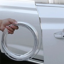 20ft Car Chrome Moulding Trim Strip Auto Door Edge Scratch Guard Protector Cover