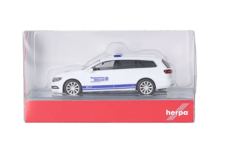 HERPA - VOLKSWAGEN Passat Variant THW Aiuti umanitari di Worrstadt - 1/87 - H... - Immagine 3 di 4