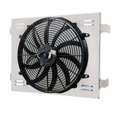 Aluminum Radiator Shroudfan For 1955 5657 Chevy Bel-air Nomad V8 Engine New. Aluminum Radiator Shroudfan For 1955 5657 Chevy Bel-air Nomad V8 Engine New.