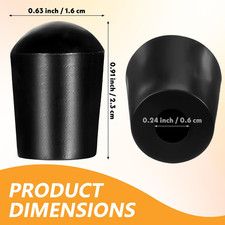 8Pcs Cello Endpin Rubber Tip, Cello Endpin Stopper Slipstop Holder End Pin Ca...