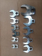 Easco, Mac  USA SAE 3/8" Drive Crow Foot Wrench Lot 3/8" - 1 1/16" (11 PCs)