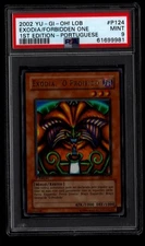 YuGiOh Exodia the Forbidden One - LDB-P124 1st Edition PSA 9 Portuguese
